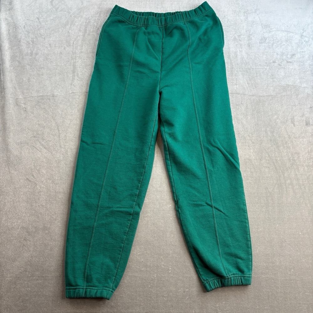 Vintage YSL Sweatpants Green Joggers Embroidered Logo Men's S - Picture 2 of 12